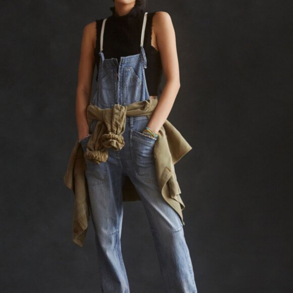 Anthropologie Pilcro The Painters Denim Overalls - Picture 1 of 12